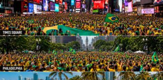 A Sea of Green and Yellow: Torcida Verde e Amarelo Showcases the Strength of More Than Two Million Brazilians in the United States A Sea of Green and Yellow: Torcida Verde e Amarelo Showcases the Strength of More Than Two Million Brazilians in the United States